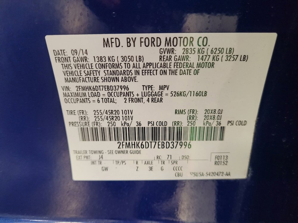 Used 2014 Ford Flex Limited w/ Equipment Group 303A AWD/4WD image 33