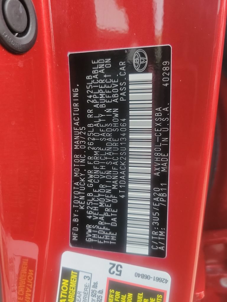Used 2025 Toyota Camry SE w/ Convenience Package FWD image 37