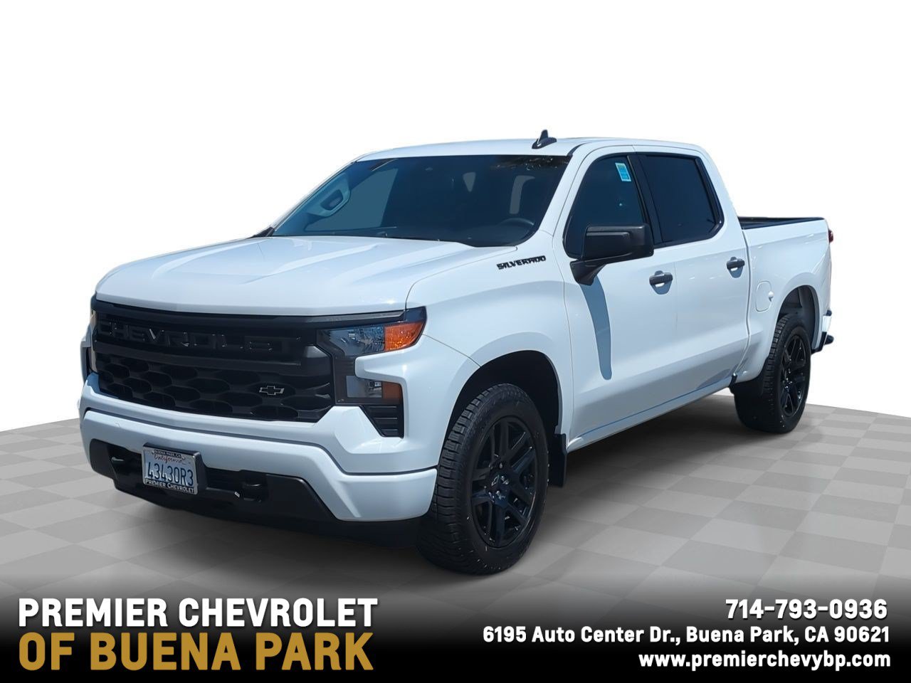 Used 2023 Chevrolet Silverado 1500 Custom w/ LPO, Dark Essentials Package RWD image 1