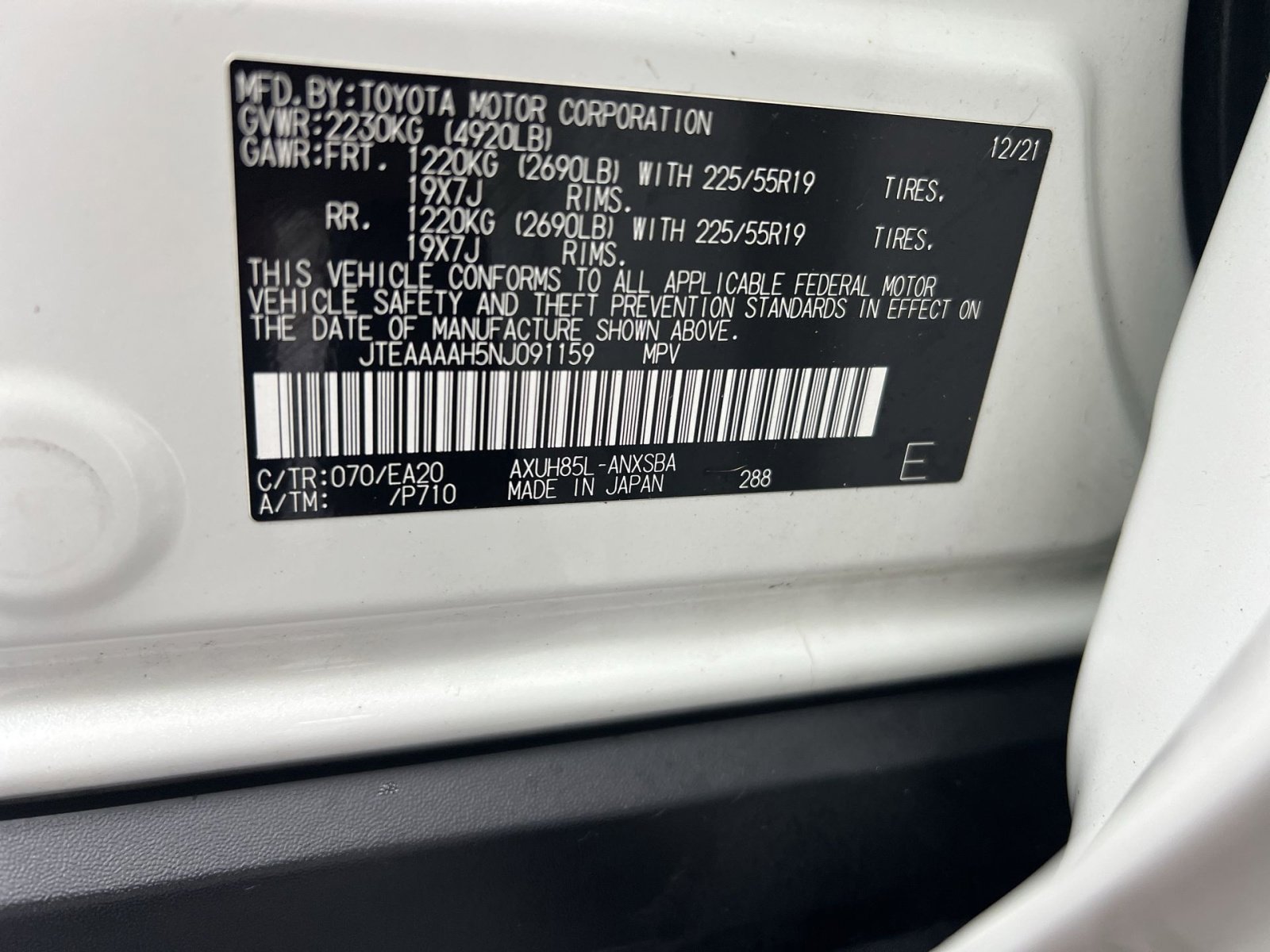 Used 2022 Toyota Venza Limited w/ Advanced Technology Package image 29