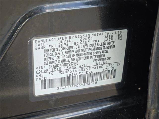 Used 2016 Nissan Sentra SR FWD image 23