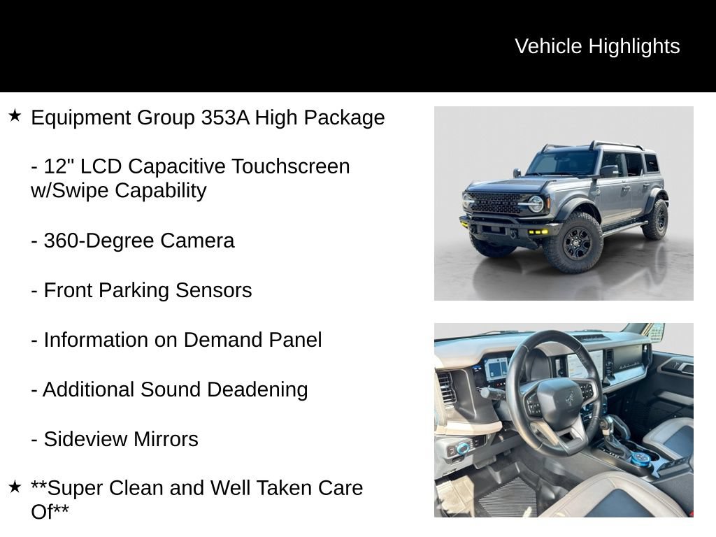 Certified 2023 Ford Bronco Wildtrak AWD/4WD image 6