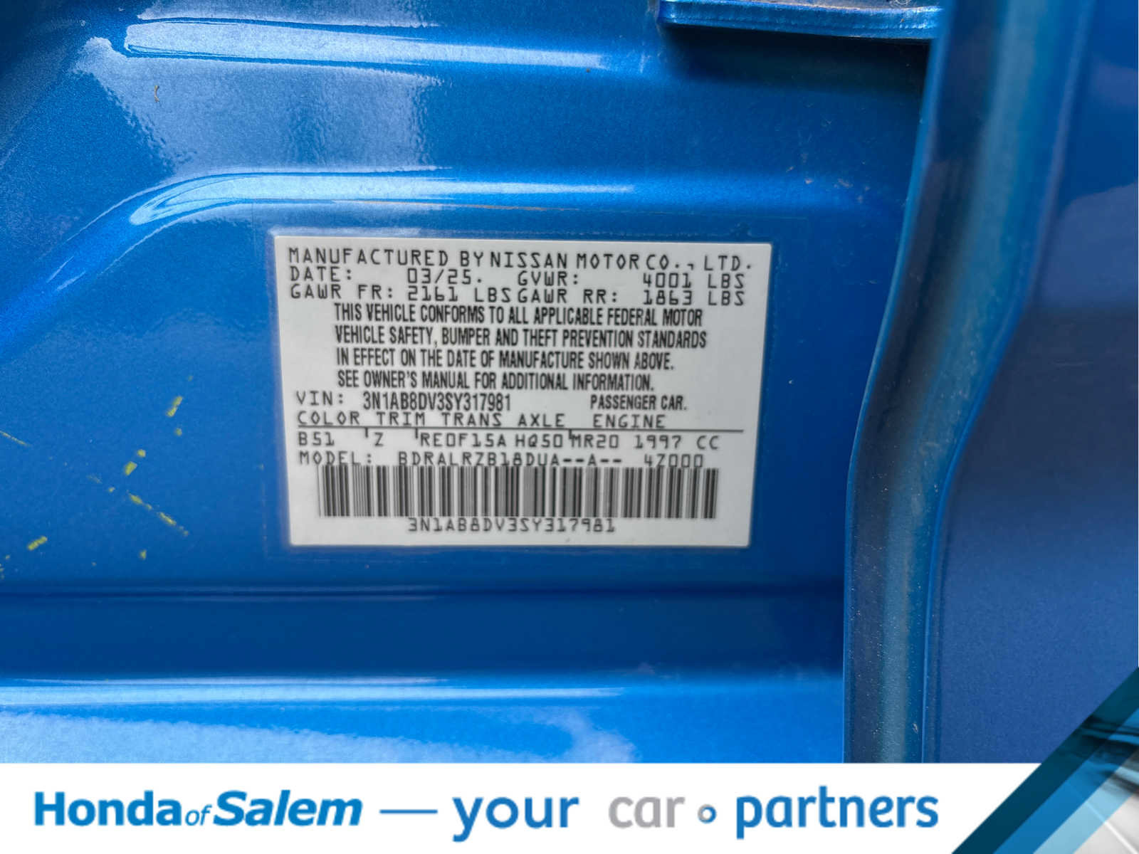 Used 2025 Nissan Sentra SR FWD image 21