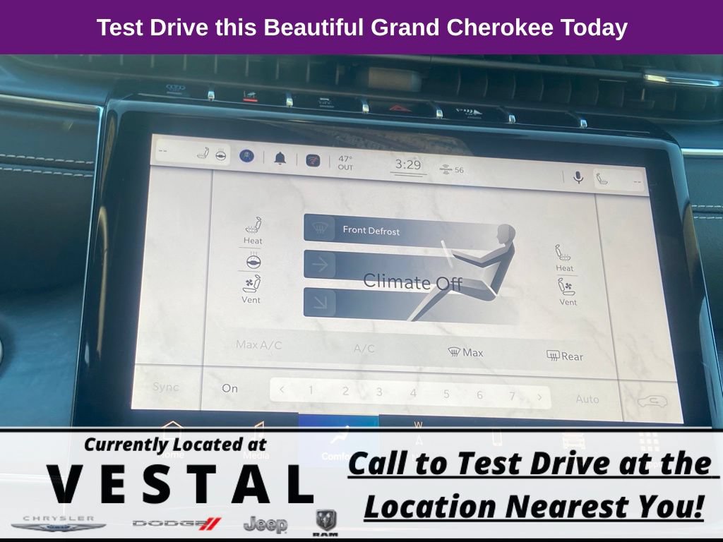 New 2023 Jeep Grand Cherokee Overland AWD/4WD image 28