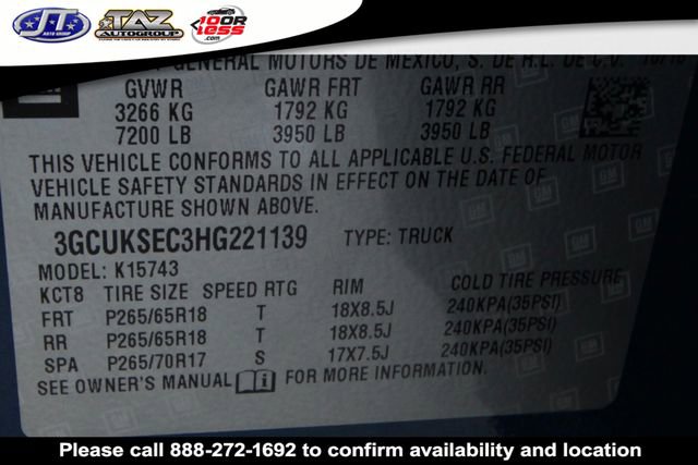 Used 2017 Chevrolet Silverado 1500 LTZ Z71 AWD/4WD image 25