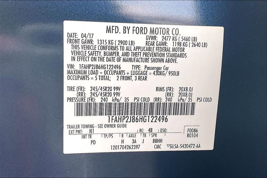 Used 2017 Ford Taurus Limited image 31