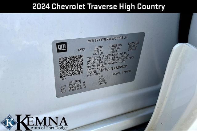 Used 2024 Chevrolet Traverse High Country image 19
