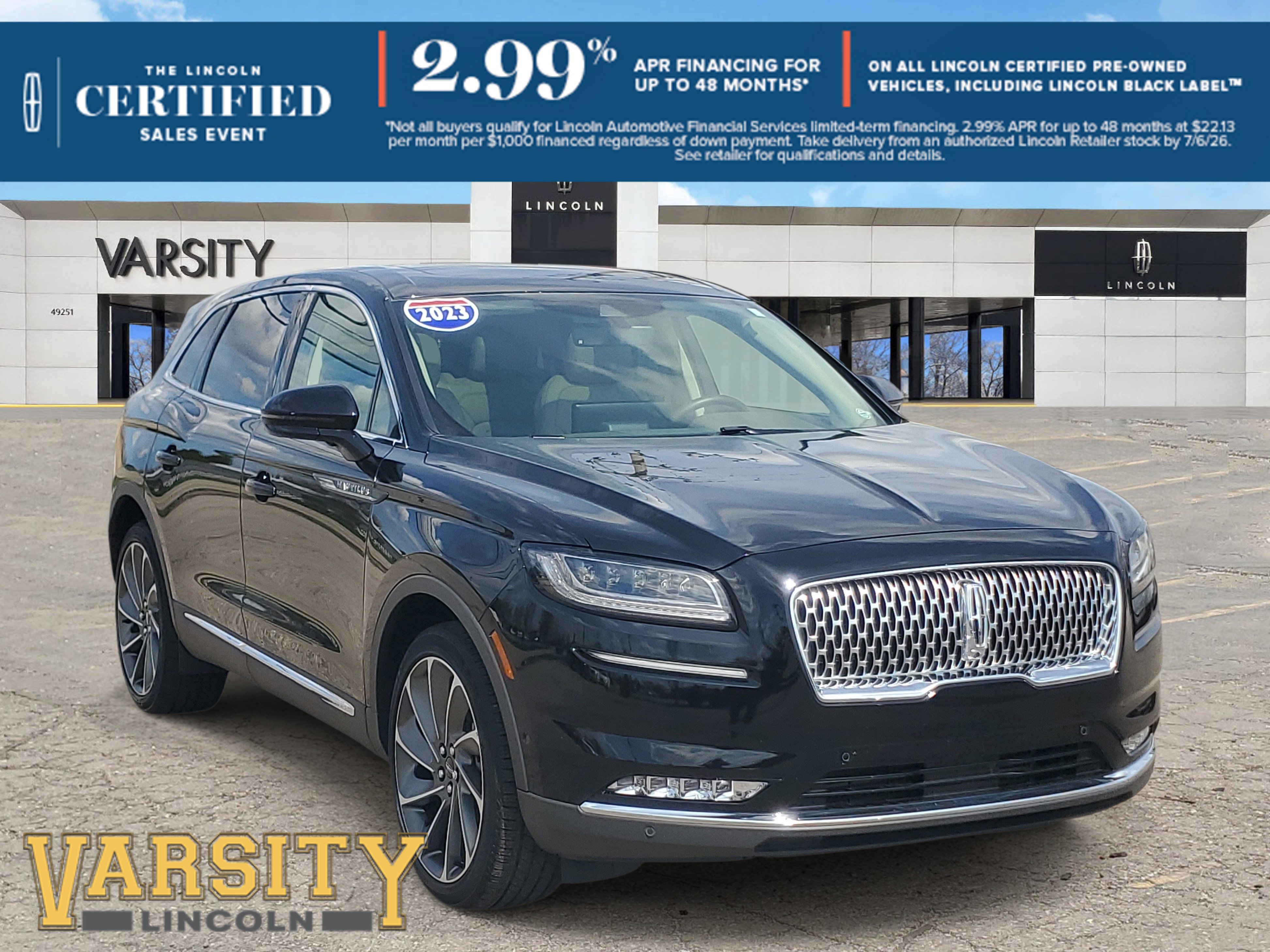 Certified 2023 Lincoln Nautilus Reserve w/ Equipment Group 202A AWD/4WD image 1