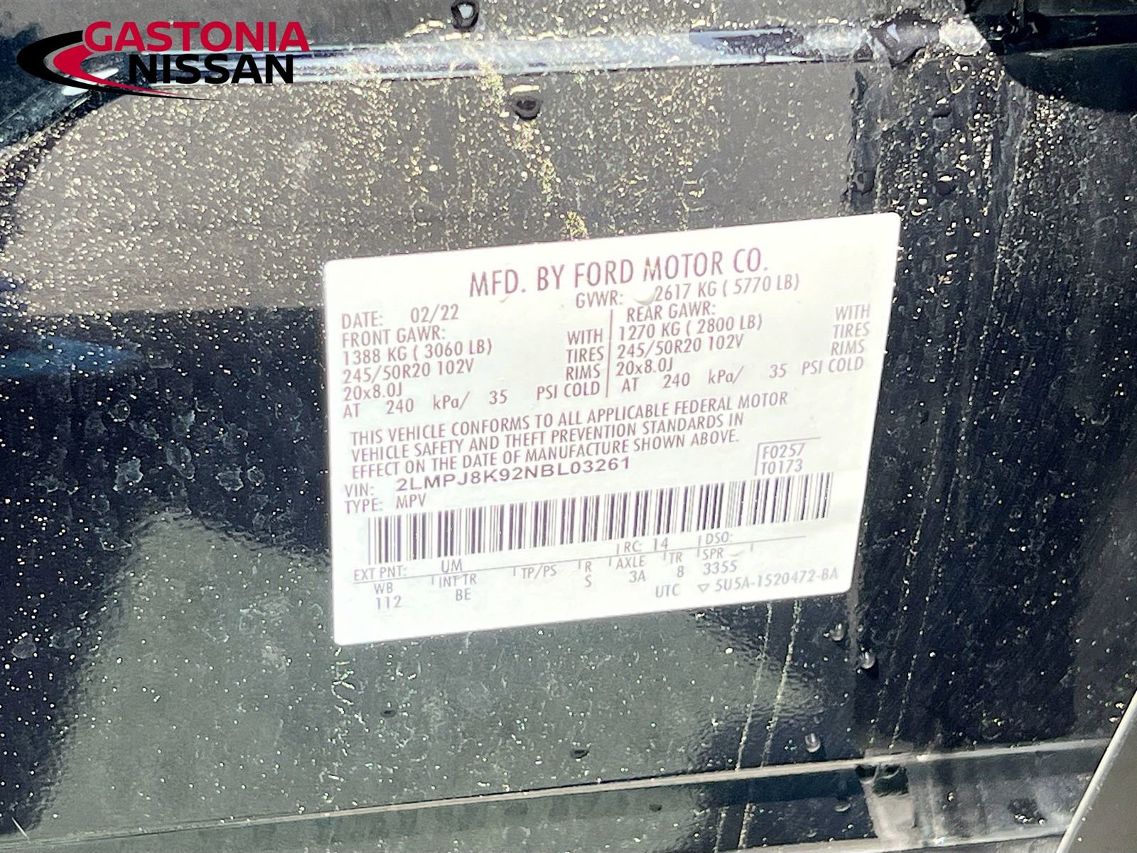 Used 2022 Lincoln Nautilus Reserve w/ Monochromatic Package image 42