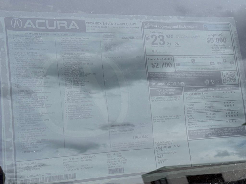 New 2026 Acura RDX A-Spec image 28