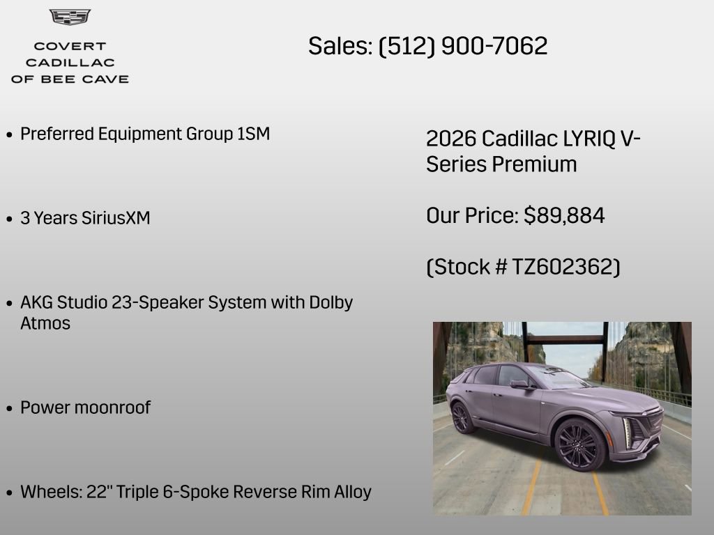New 2026 Cadillac Lyriq V image 6