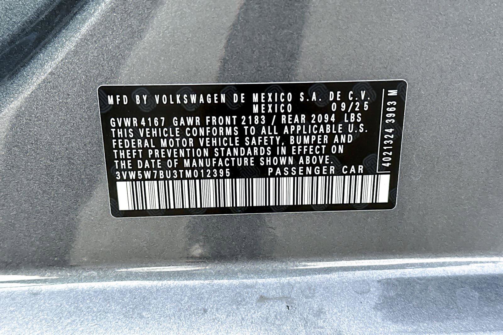 New 2026 Volkswagen Jetta S image 23