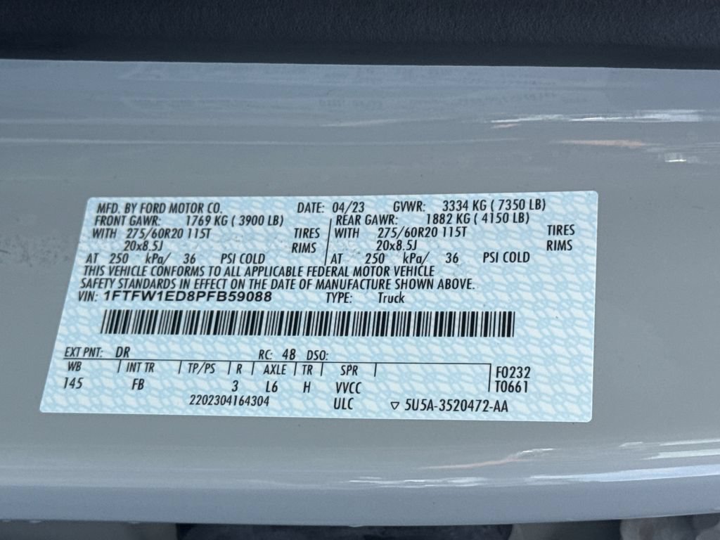 Used 2023 Ford F150 XLT w/ Equipment Group 302A High AWD/4WD image 35