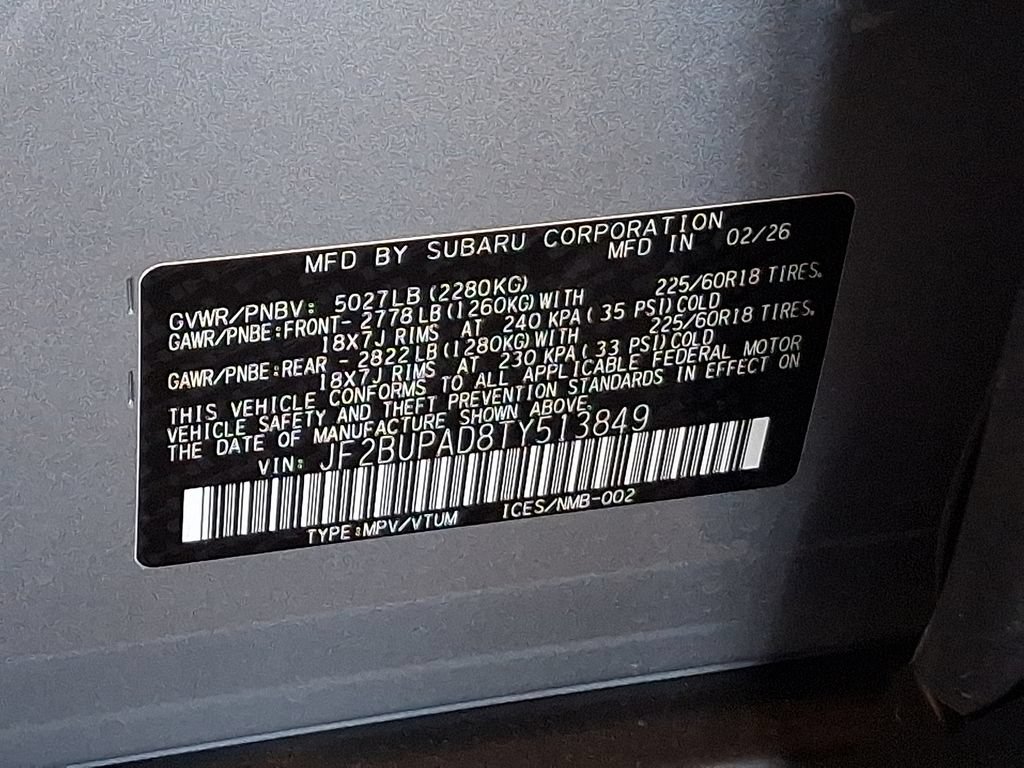 New 2026 Subaru Outback Premium AWD/4WD image 14
