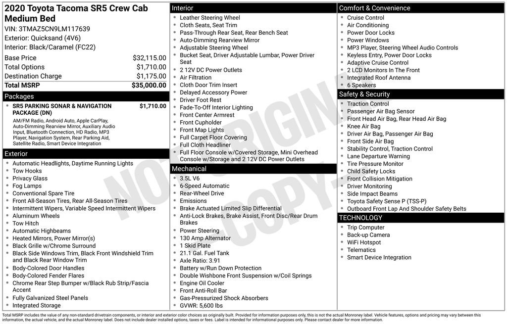Used 2020 Toyota Tacoma SR5 video 2