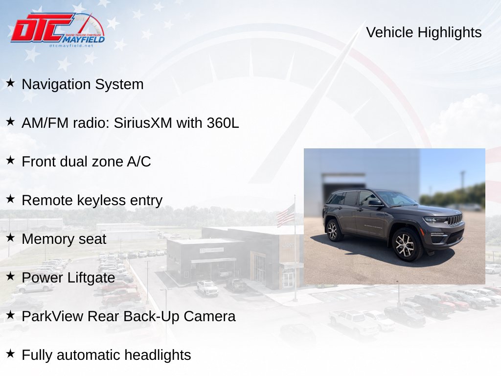 Used 2025 Jeep Grand Cherokee Limited w/ Trailer Tow Package AWD/4WD image 6