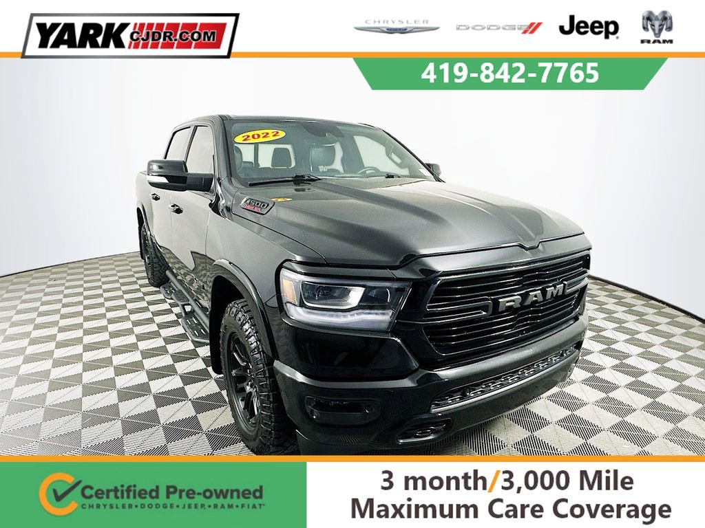 Certified 2022 RAM 1500 Laramie w/ Sport Appearance Package image 1