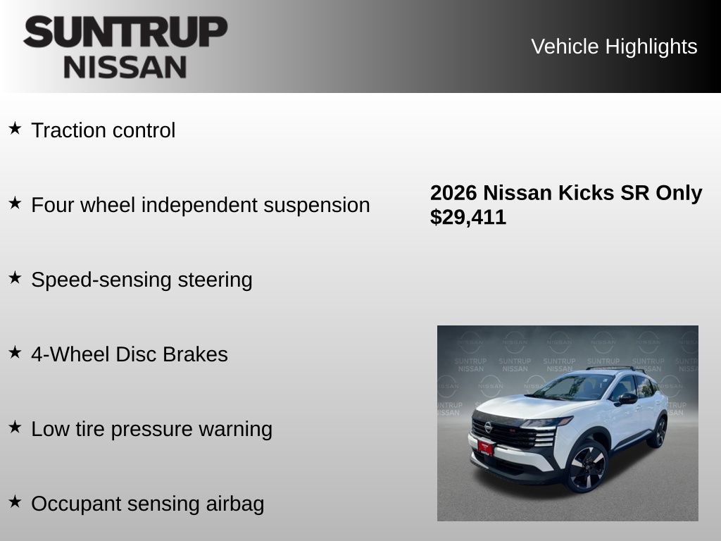 Used 2026 Nissan Kicks SR w/ Cold Weather Package AWD/4WD image 16