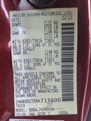 Used 2014 Nissan Frontier SV image 17