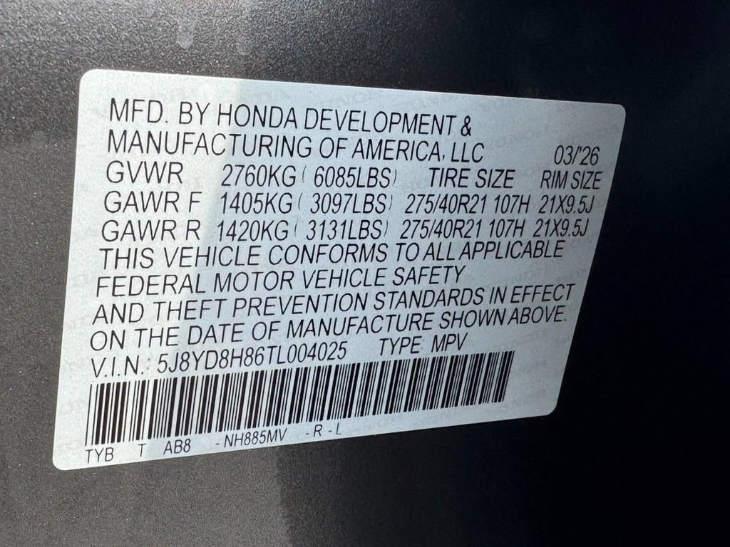 New 2026 Acura MDX Type S AWD/4WD image 20