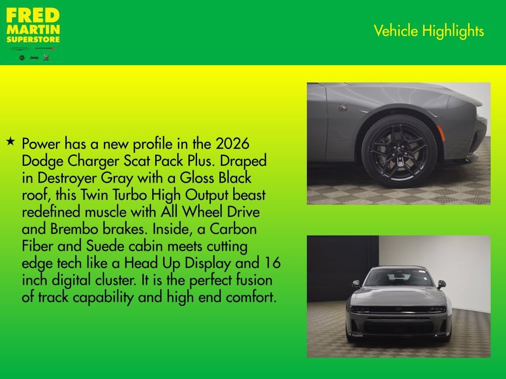 New 2026 Dodge Charger Scat Pack AWD/4WD image 8