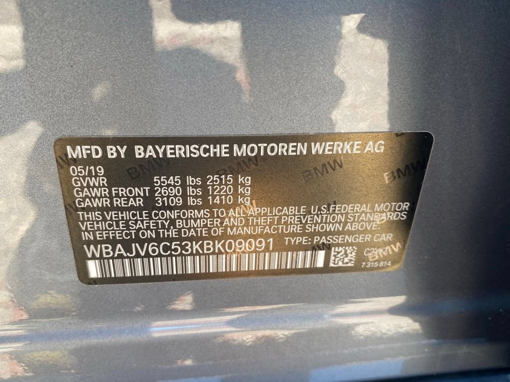 Used 2019 BMW 640i Gran Turismo xDrive AWD/4WD image 22