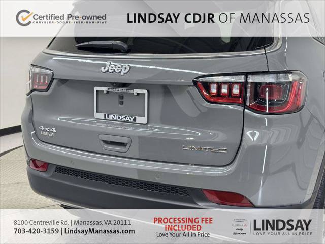 Certified 2023 Jeep Compass Limited w/ Sun and Sound Group AWD/4WD image 10