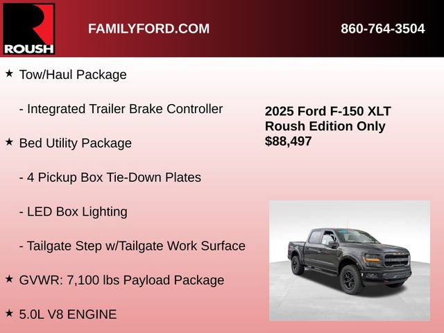 New 2025 Ford F150 XLT w/ Equipment Group 303A High image 26