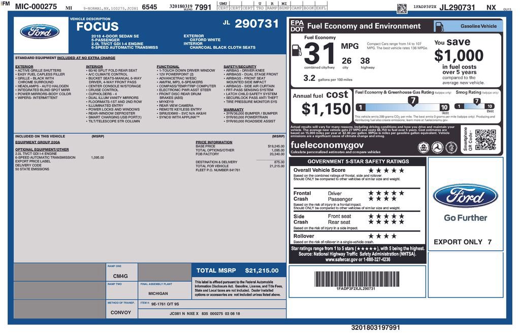 Used 2018 Ford Focus SE image 11
