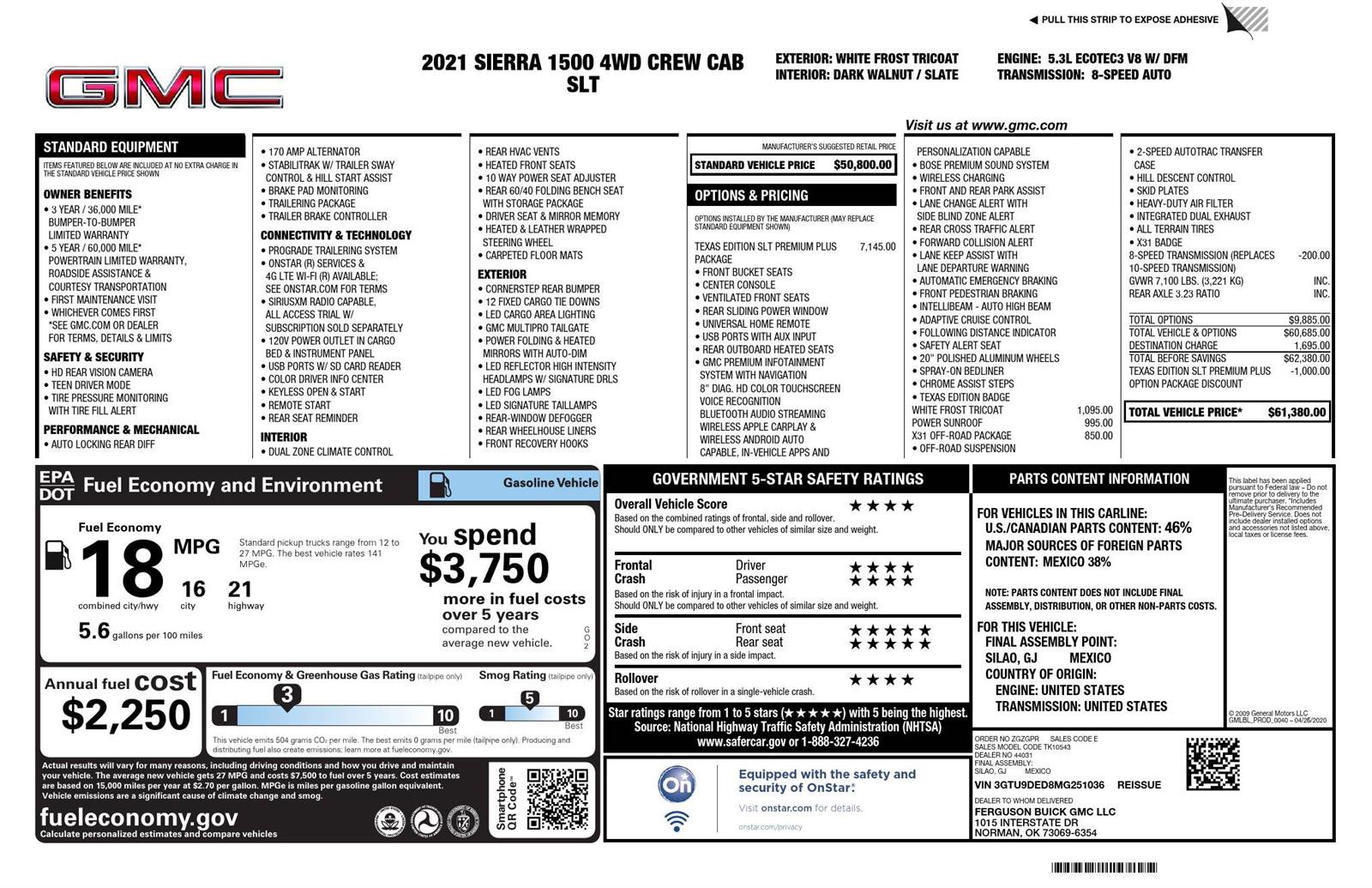 Used 2021 GMC Sierra 1500 SLT image 4