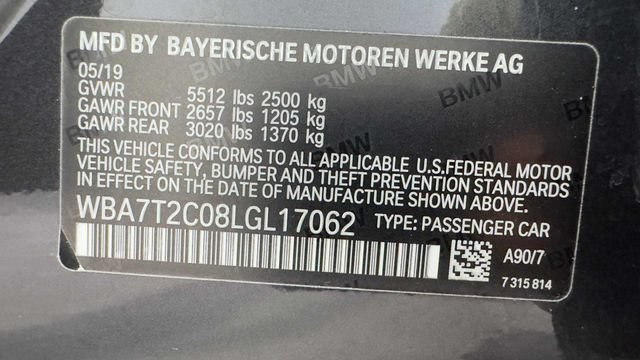 Used 2020 BMW 740i w/ Premium Package RWD image 39