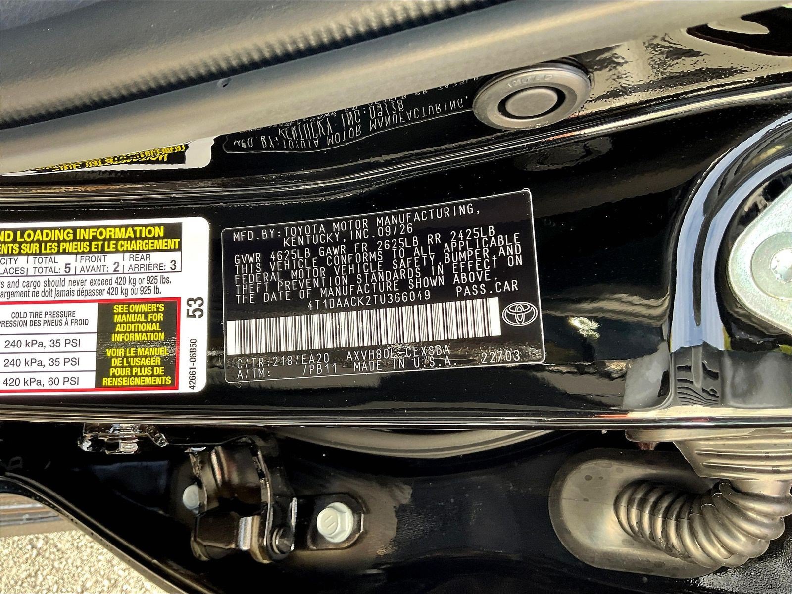 New 2026 Toyota Camry SE FWD image 21