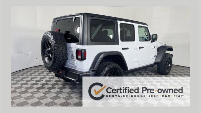 Certified 2025 Jeep Wrangler Unlimited Sport S 4xe