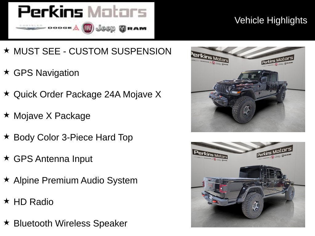 Used 2024 Jeep Gladiator Mojave AWD/4WD image 7