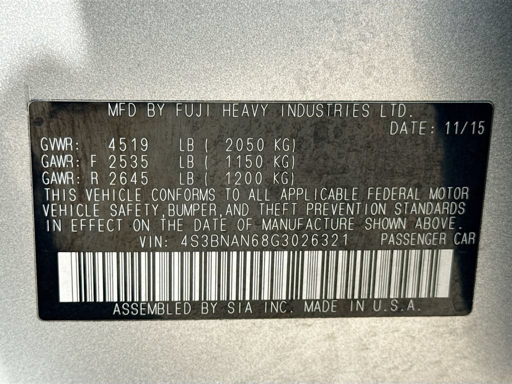 Used 2016 Subaru Legacy 2.5i Limited AWD/4WD image 41