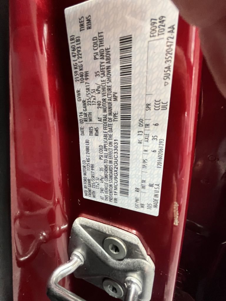 Used 2016 Ford Escape SE w/ SE Leather Comfort Package image 10