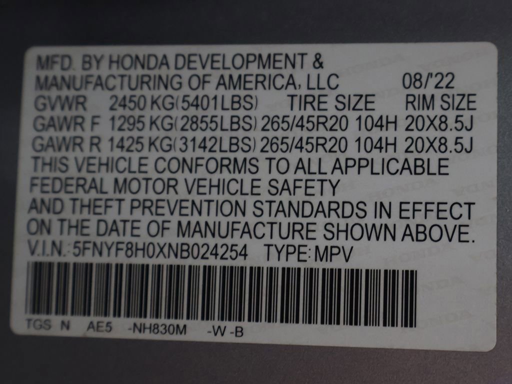 Used 2022 Honda Passport Elite image 59