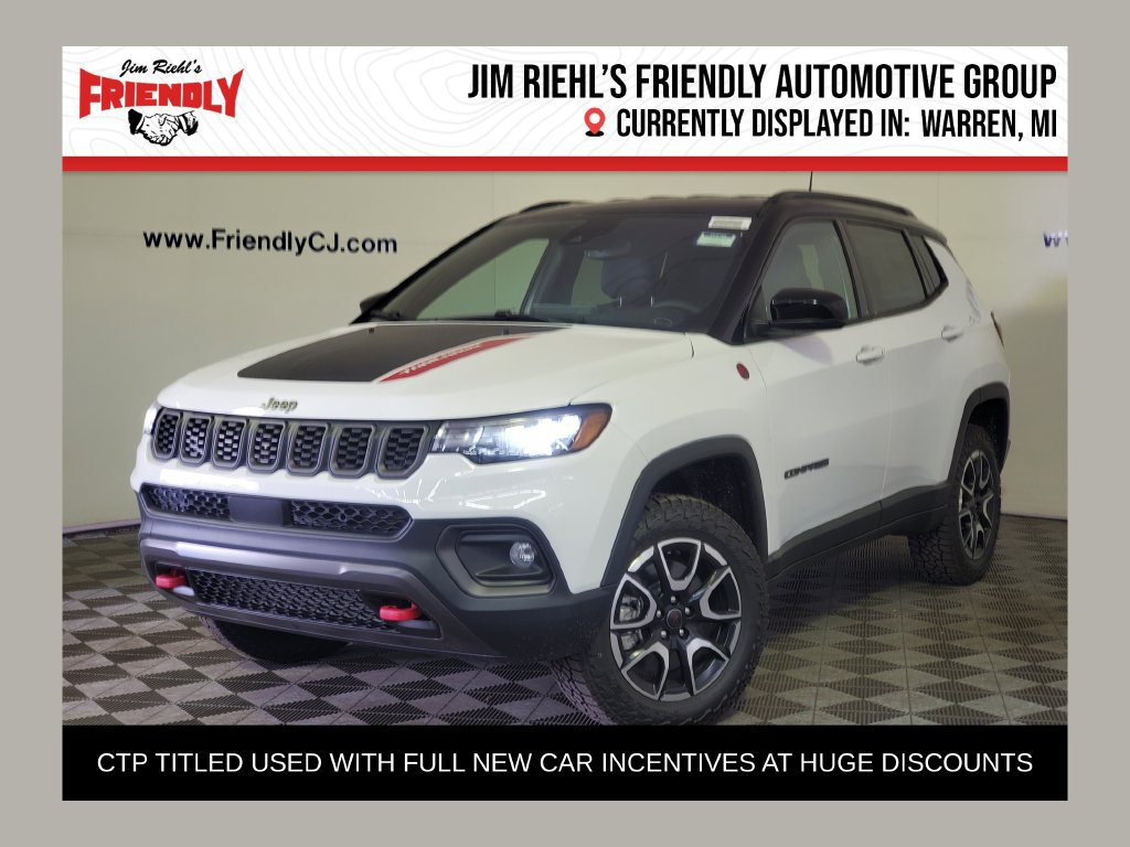 New 2026 Jeep Compass Trailhawk AWD/4WD 360° Tour