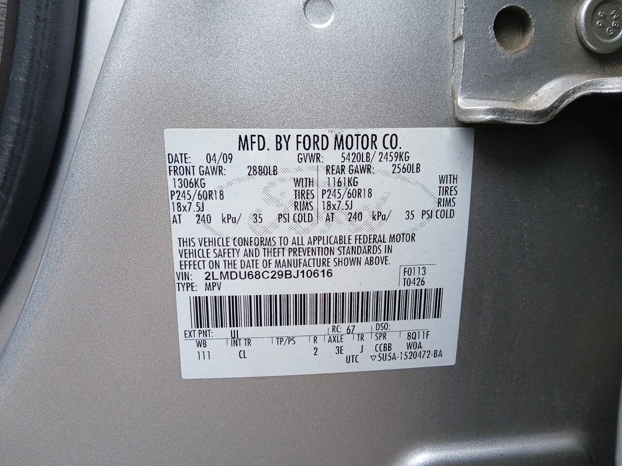 Used 2009 Lincoln MKX 2WD image 14
