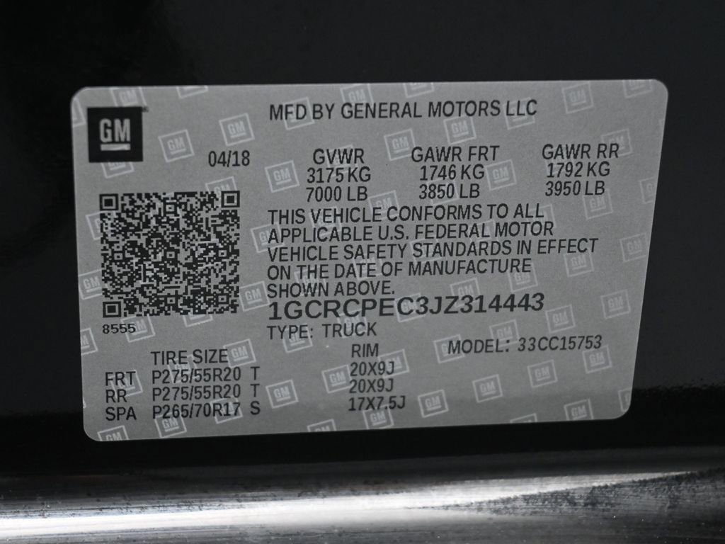 Used 2018 Chevrolet Silverado 1500 Custom w/ Custom Value Package image 17