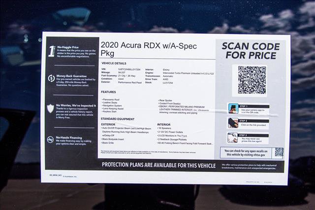 Used 2020 Acura RDX A-Specw/ Technology Package AWD/4WD image 29