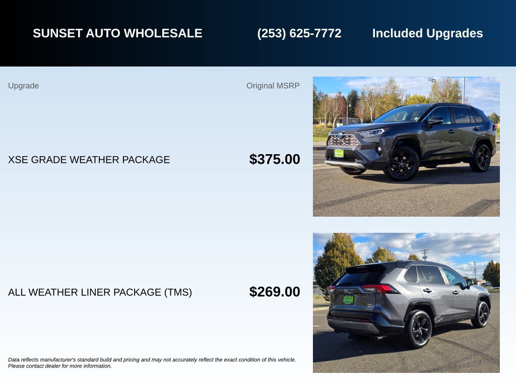 Used 2021 Toyota RAV4 XSE w/ XSE Grade Weather Package AWD/4WD image 22