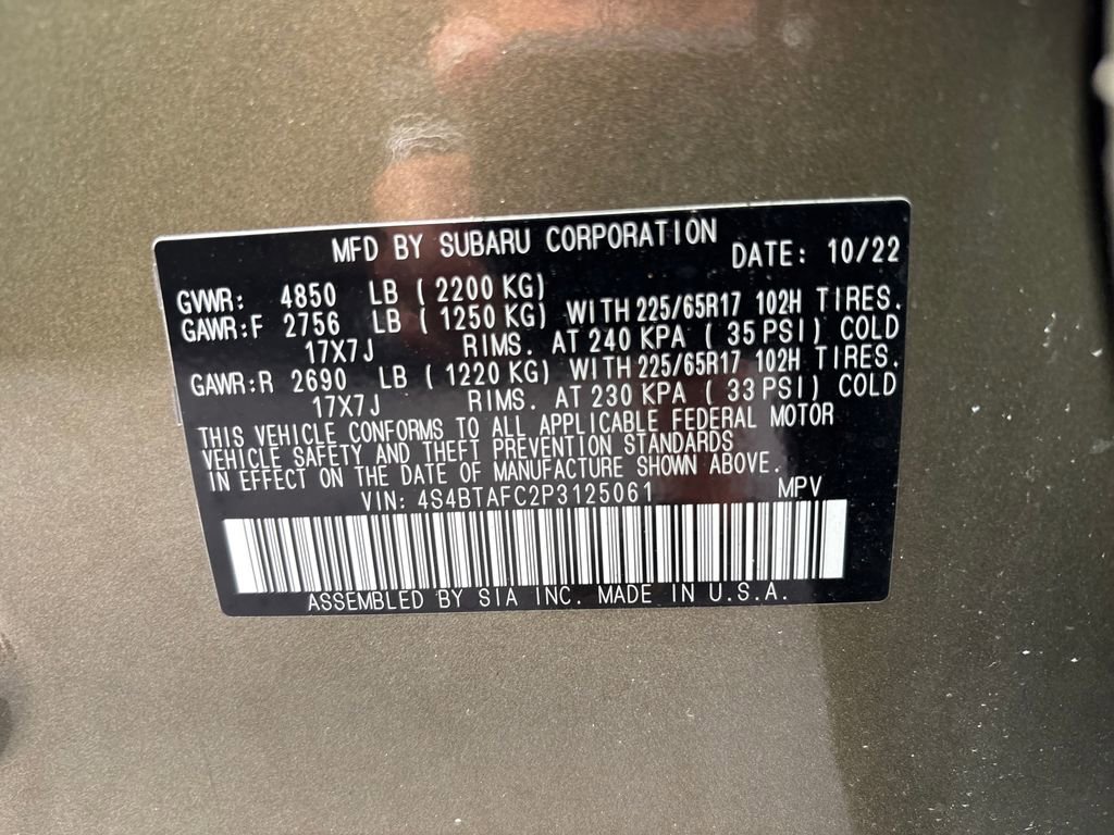 Used 2023 Subaru Outback Premium image 35