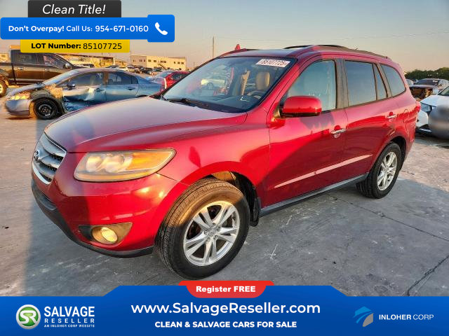Used 2012 Hyundai Santa Fe Limited
