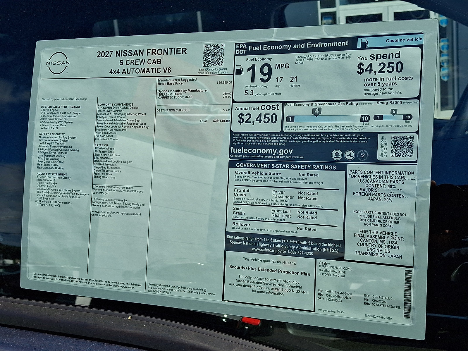 New 2027 Nissan Frontier S AWD/4WD image 21