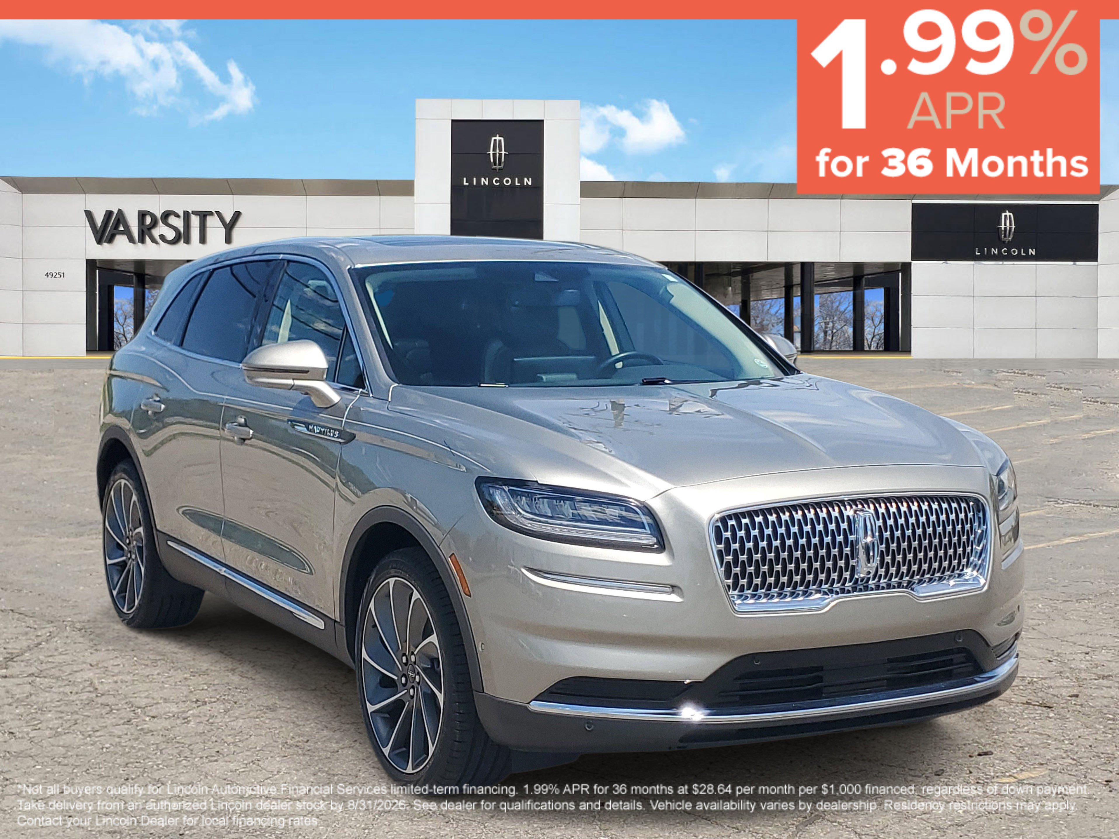 Certified 2023 Lincoln Nautilus Reserve w/ Equipment Group 201A
