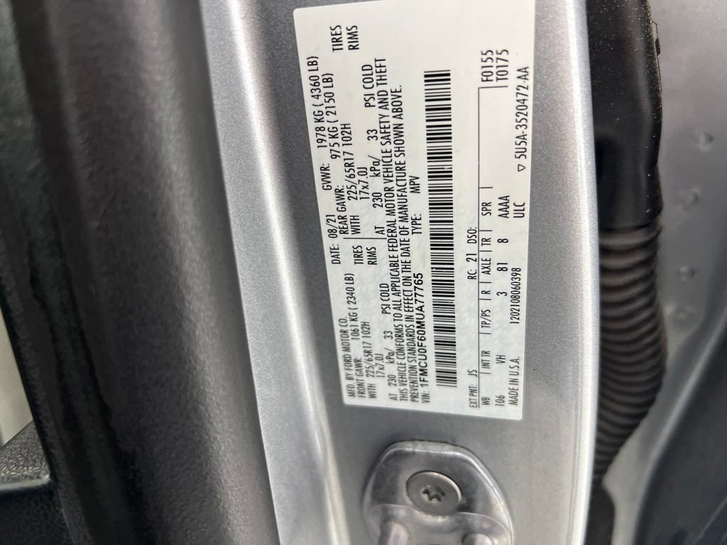 Used 2021 Ford Escape S FWD image 27