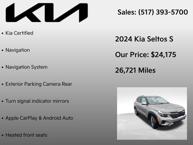 Used 2024 Kia Seltos S image 7