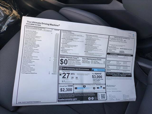 New 2026 BMW X3 M50 AWD/4WD image 18