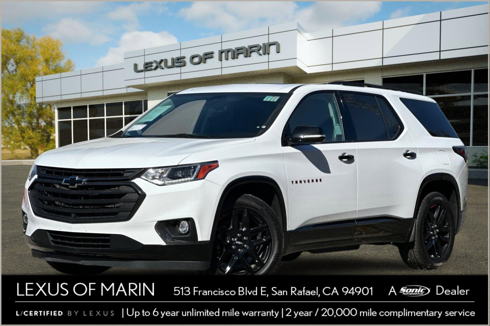 Used 2020 Chevrolet Traverse Premier w/ Redline Edition